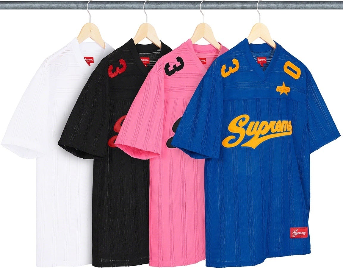 Mesh Stripe Football Jersey